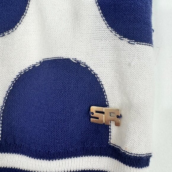 Sonia Rykiel Polka Dot Knit Sleeveless Top - Picture 2 of 7